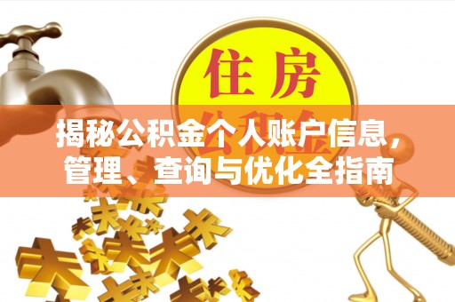 南宫揭秘公积金个人账户信息，管理、查询与优化全指南