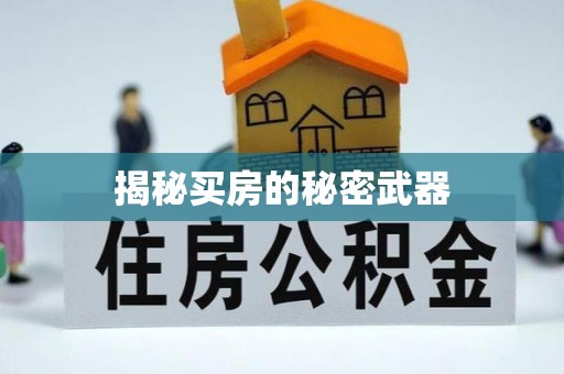 南宫揭秘买房的秘密武器