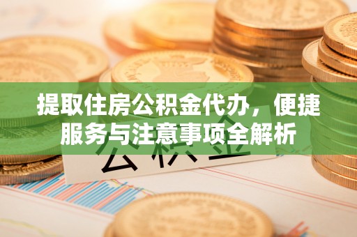 南宫提取住房公积金代办，便捷服务与注意事项全解析