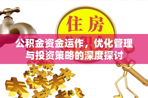 南宫公积金资金运作，优化管理与投资策略的深度探讨