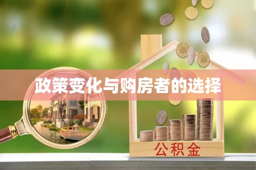 南宫政策变化与购房者的选择