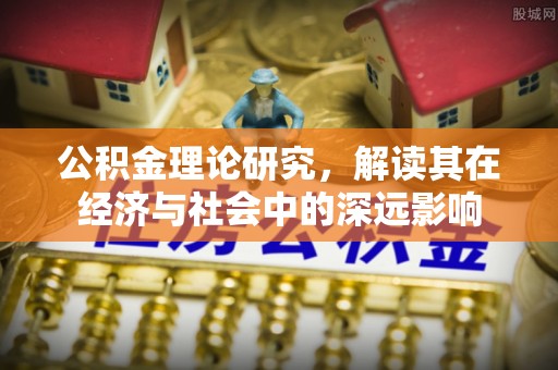 南宫公积金理论研究，解读其在经济与社会中的深远影响