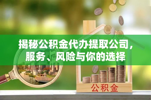 南宫揭秘公积金代办提取公司，服务、风险与你的选择