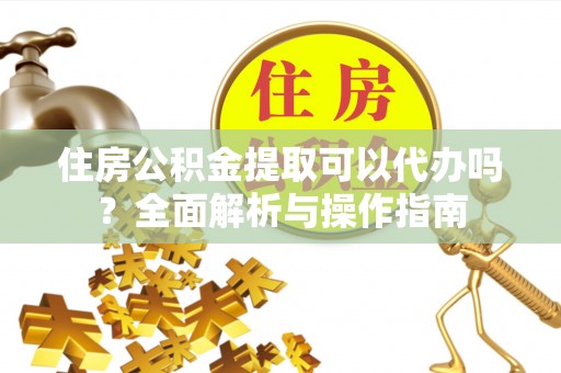 南宫住房公积金提取可以代办吗？全面解析与操作指南