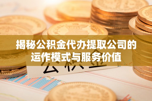 南宫揭秘公积金代办提取公司的运作模式与服务价值