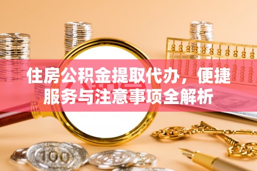 南宫住房公积金提取代办，便捷服务与注意事项全解析