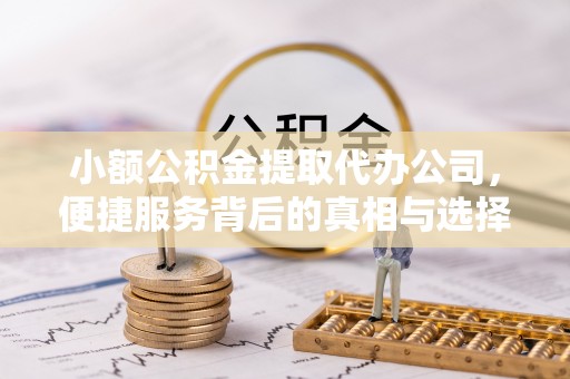 南宫小额公积金提取代办公司，便捷服务背后的真相与选择
