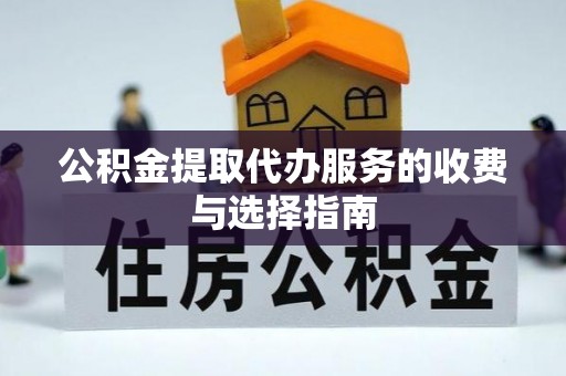 南宫公积金提取代办服务的收费与选择指南